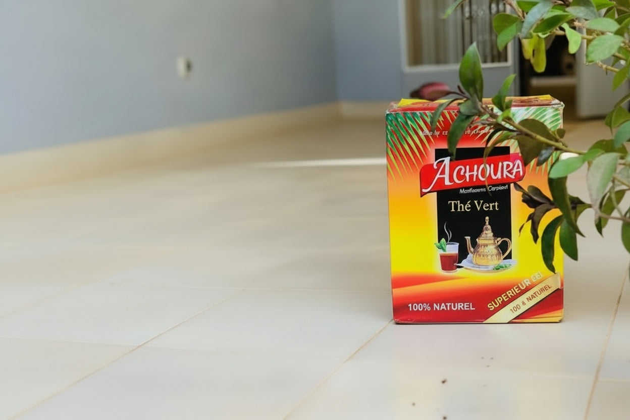 Thé vert carton de 200 paquets Achoura