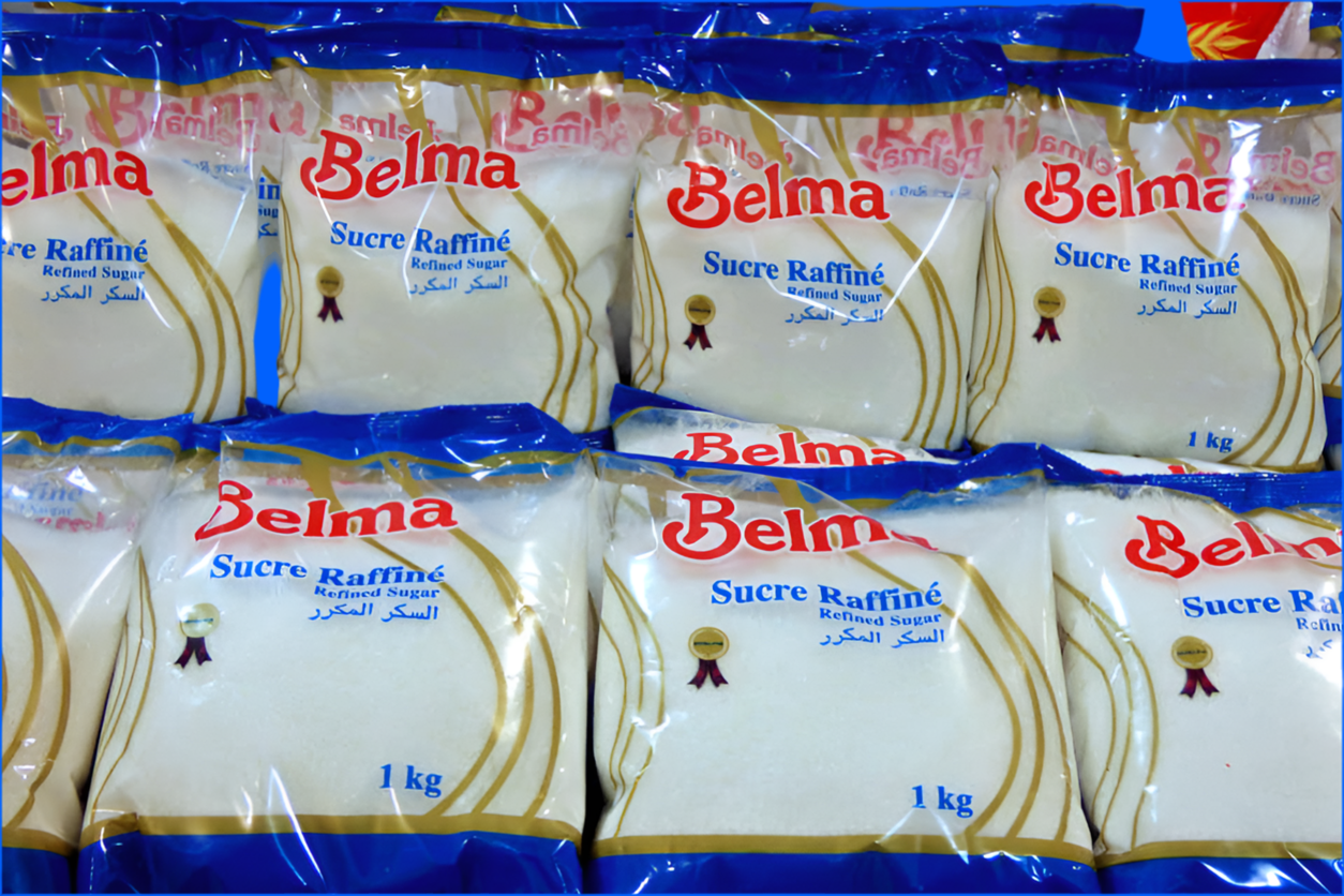 Sucre blanc raffiné sachet de 1 kg en sac de 25