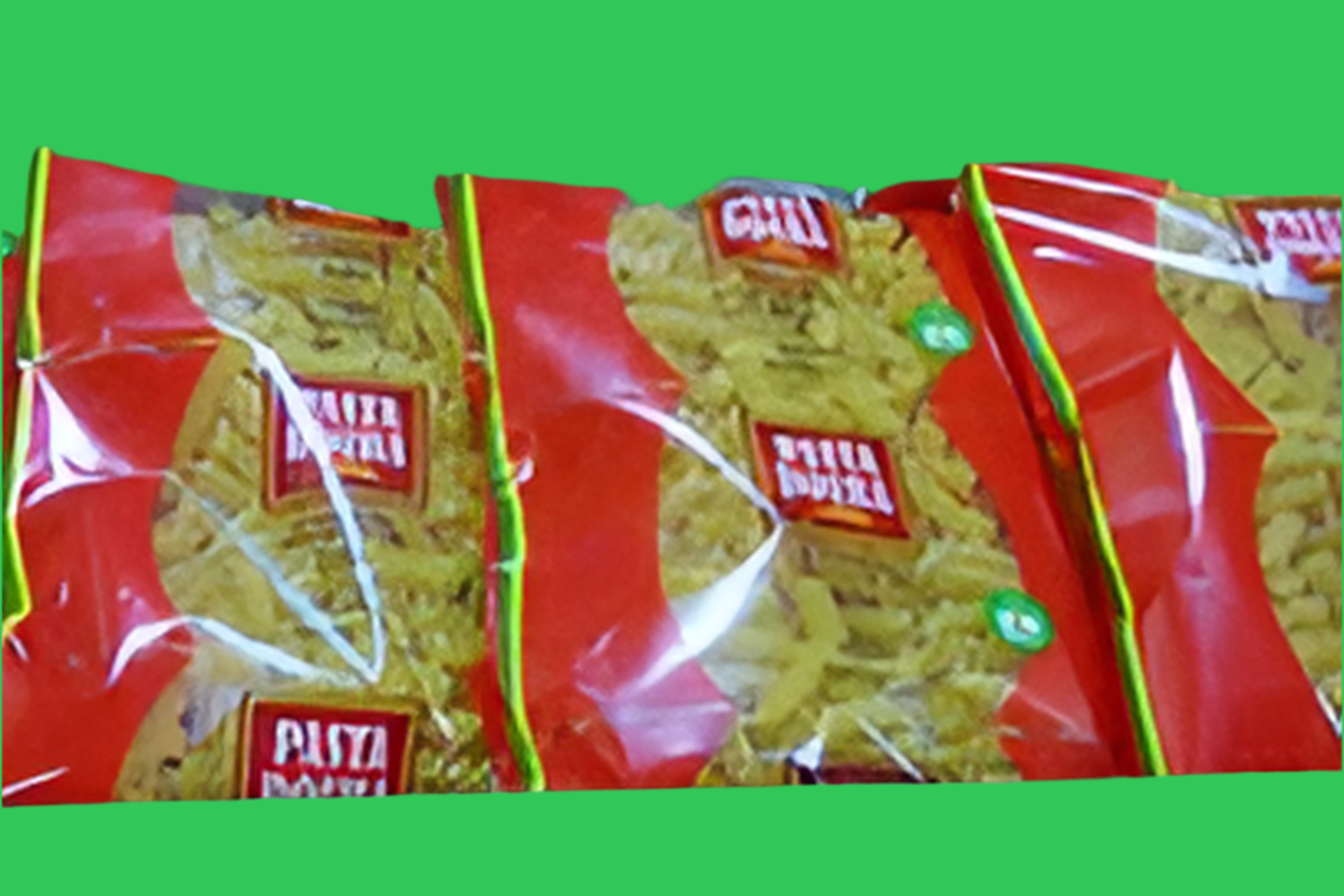 Pâtes courtes sachet de 500g en carton de 20 sachets (10kg)