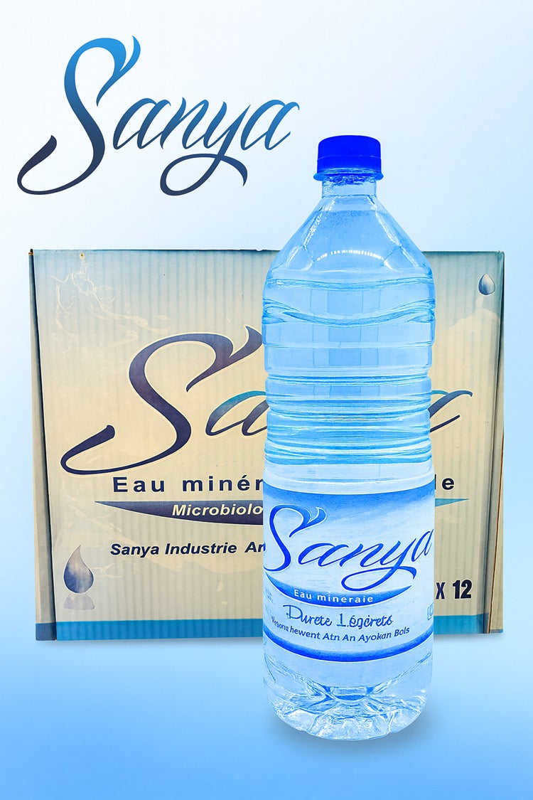 Eau minérale Sanya bidon de 1,5l en carton de 12