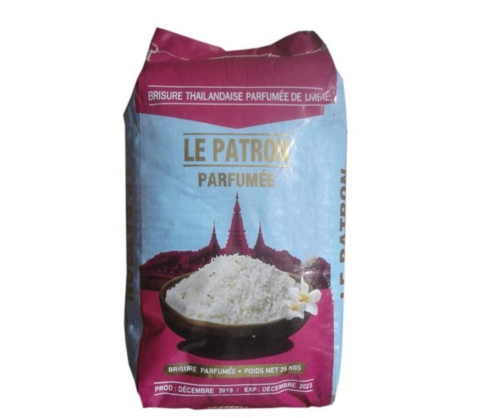 Riz importé parfumé sac de 25 kg