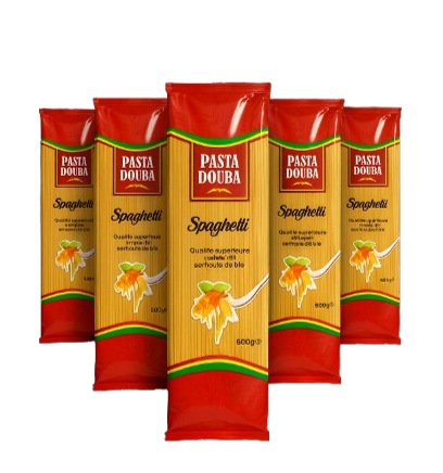 Spaghetti Pasta Douba sachet de 500g en carton de 20 sachets (10kg)