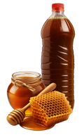 Miel 100% naturel de la ferme bidon de 1,5L