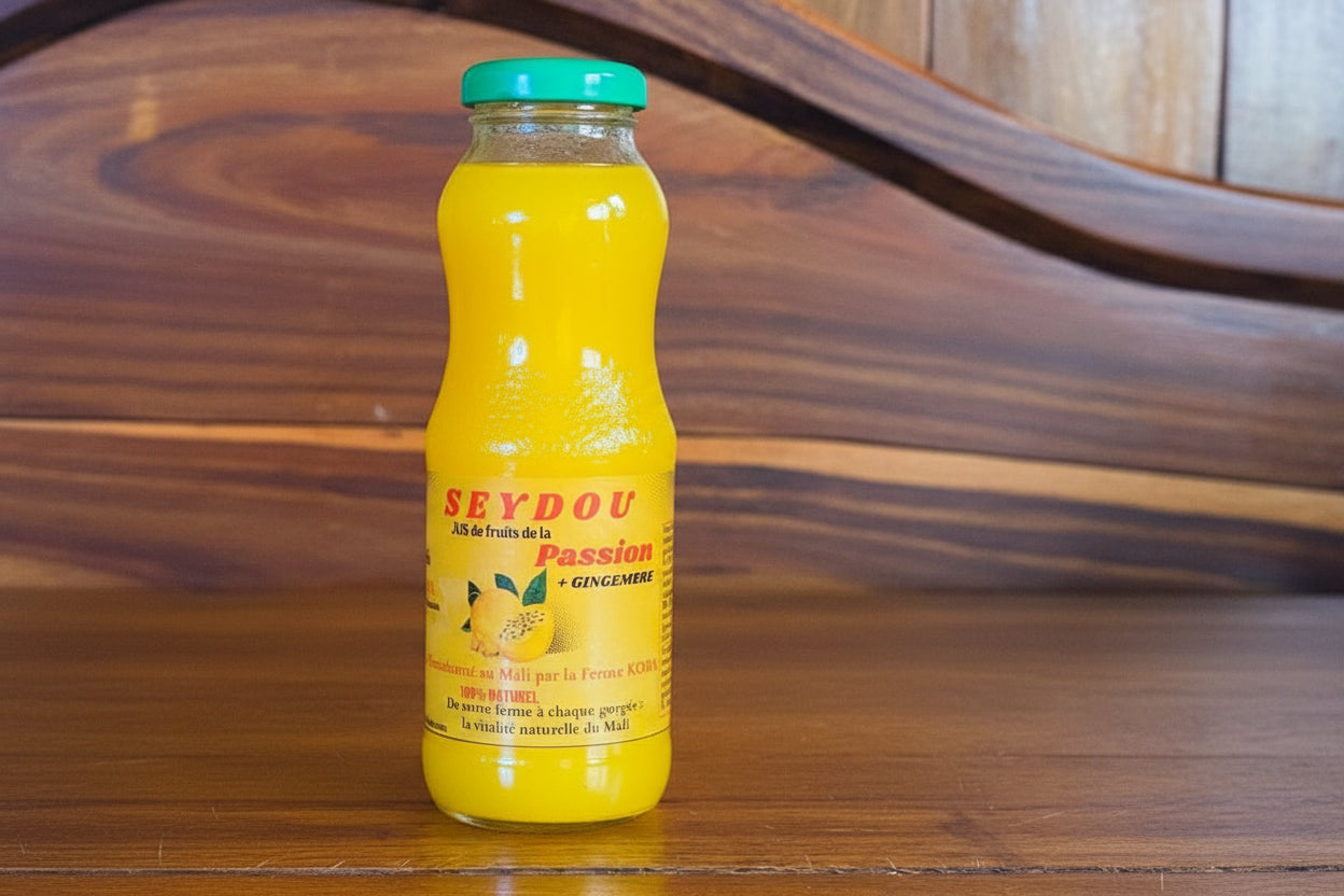 Jus 100 % naturel Passion + Gingembre pack de 6 bouteilles de 300 ml