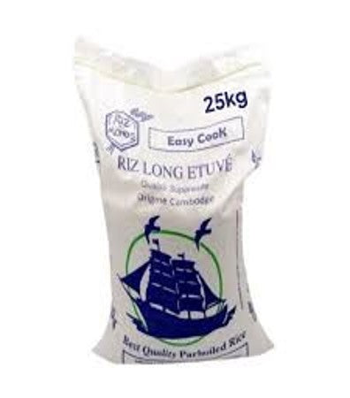 Riz étuvé (Malo WUSSU) sac de 25 kg